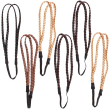 Braided Headband Set for Women Girls, 6pcs Double Layer Hair Hoops, Random Colors, AllDay Comfort
