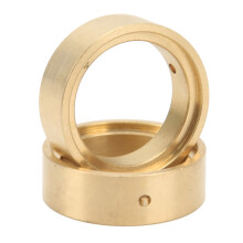 2 Stück Messing RC Gegengewichtsradscheibe für FMS 1/24 FCX24, Gold