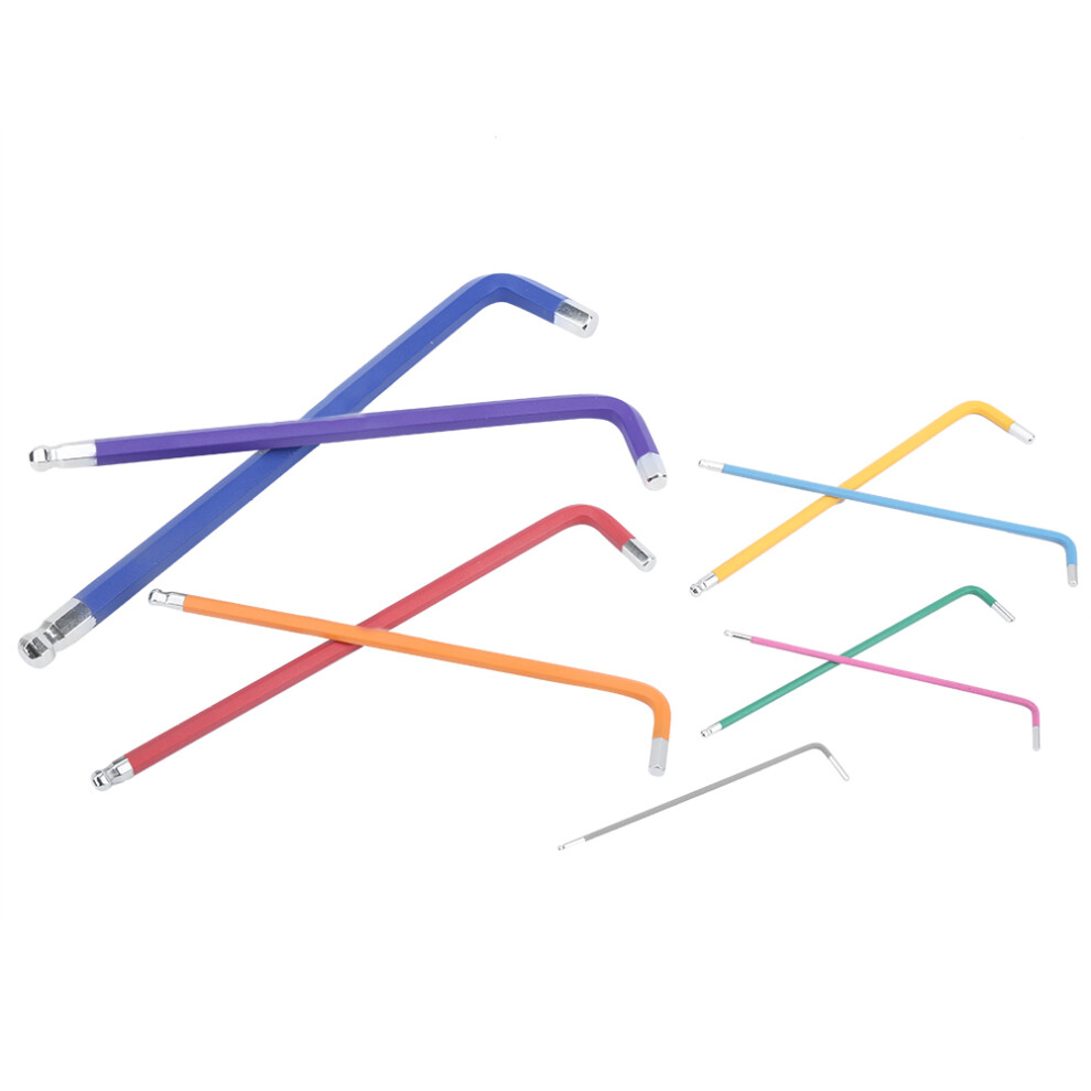 9pc Long Flat End Hex Wrench Set CRV