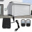 Garage Door Controller Kit 2 Remotes Wall Mount ABS 12V 23A 14