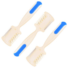 Hair Thinning Razor Comb Set with Dual Comb Options and Replaceable Stainless Blades