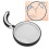 100mm Clear HD Lens Magnifying Glass with Foldable Handle, Handheld 16