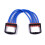 Detachable 5-Piece Blue Resistance Bands Chest Expander Exercise Pull Rope 3