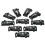 10pcs 5-In-1 Quick Release Buckles with Compass Whistle Fire Starter 5