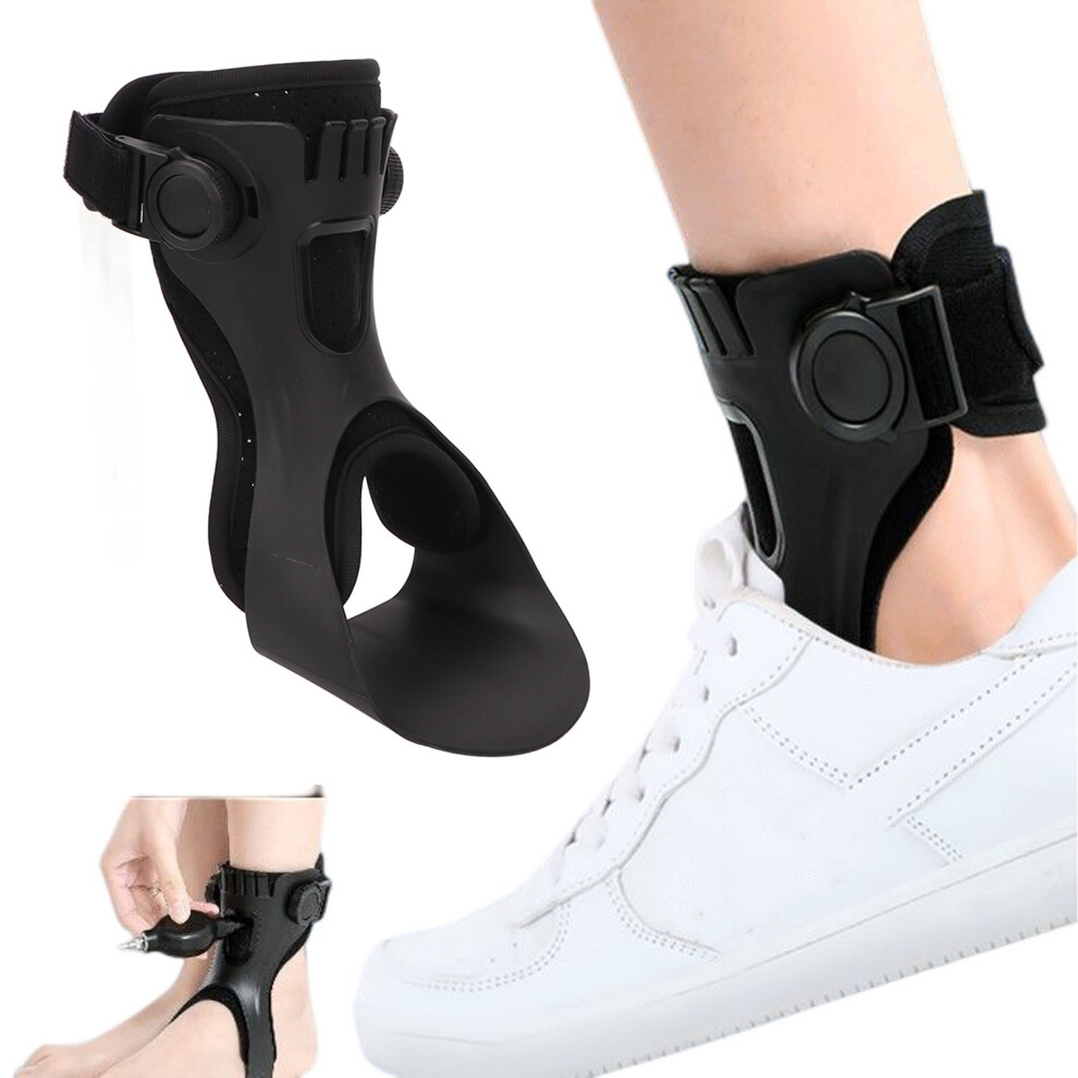 Lightweight Ankle Stabilizer Brace for Inversion, Hemiplegia, M Right Foot