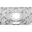 Aluminium Router Table Insert Plate for Woodworking, 8 Holes 8