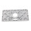 Aluminium Router Table Insert Plate for Woodworking, 8 Holes 10