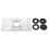 Aluminium Router Table Insert Plate for Woodworking, 8 Holes 14