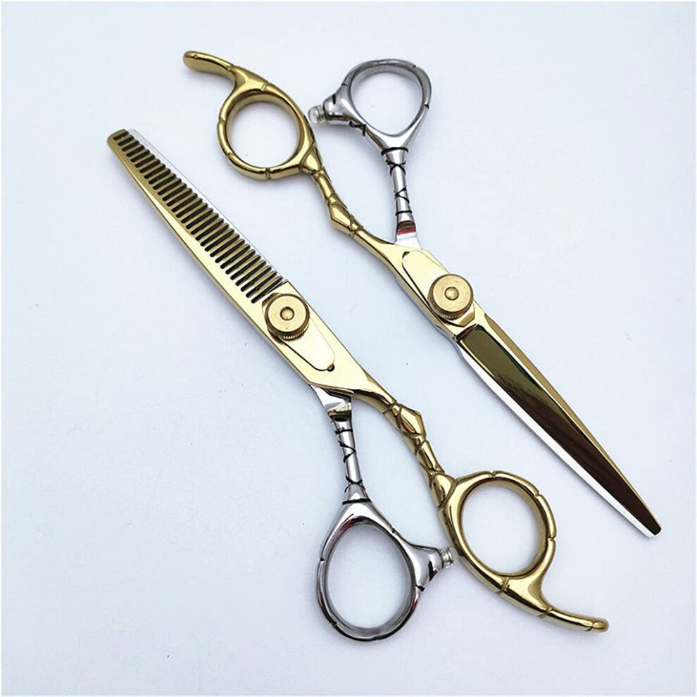 Professional Hair Cutting Scissors Set with Thinning Shears for Salon and Home Use