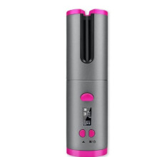 Cordless Hair Curler, Rechargeable 2 in 1 Curling and Straightening Iron for Smooth Styling and Travel
