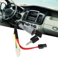Ignition Lock Barrel Switch with 2 Keys for Vauxhall Vivaro Movano 4PIN