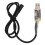 Electric Bike USB Programming Cable 70cm 5pin Female USB2.0 Plastic 7