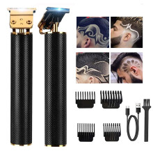 Professional Hair Clippers for Men, Zero Gap TBlade Cordless Trimmer with 4 Guide Combs, Black
