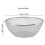 Kitchen Stainless Steel Strainer Colander 24CM Diameter with Mesh Screen 8