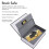 Innovative Medium Book Safe Box with Coded Lock 9.4x6.3x2.2in Black 12