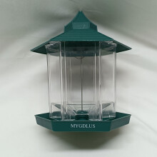 Squirrel Proof Outdoor Hanging Bird Feeder for Garden Yard with Weather Resistant Decorative Design