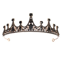 Bridal Crown Rhinestone Tiara Elegant Sparkling Design for Wedding Prom Pageant Rose Gold or Silver