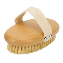 Beech Wood Body Brush for Skin Firming & Deep Cleaning, Massage Effect