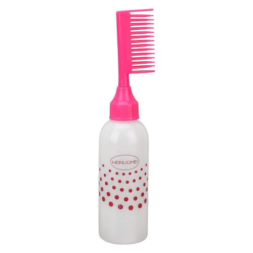 Hair Dye Applicator Bottle 3 Pack Clear Plastic with Scale Ergonomic Design 1