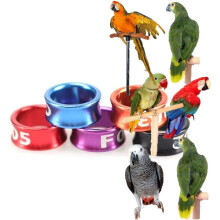 Bird Leg Bands Aluminum Split Rings for Birds 50pcs Colored Pigeon Leg Rings 5.0mm Mixed Colors