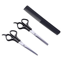 Hair Cutting Scissors Set with Thinning Shears and Pet Grooming Tools, Stainless Steel Blades