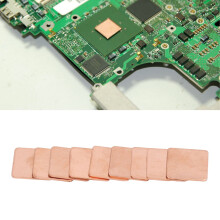100Pcs Red Copper Heat Sink Thermal Pad