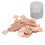 100 Pieces Red Copper Thermal Pad Kit 17