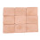 100pc Red Copper Cooler Thermal Pads 10