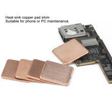 100pc Red Copper Cooler Thermal Pads