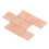100 Pieces Red Copper Thermal Pad Kit 20