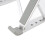 Foldable Aluminum Laptop Stand Adjustable 155mm Height Black 7