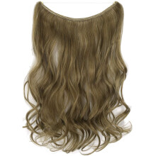 Hair Extensions One Piece Seamless Fishing Line Curly ClipIn with Secure Grip and Heat Resistant Styling