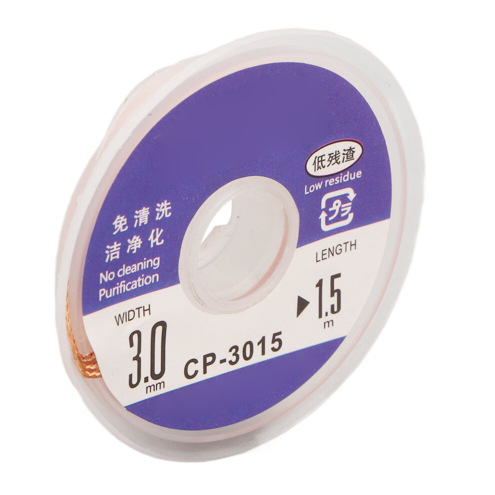 Low Residue Solder Wick 1.5M Soft Desoldering Braid For Pcb Cp 3015 7621389995300
