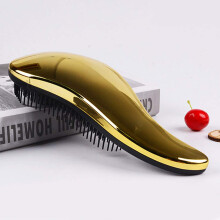 Detangling Hair Brush Gold Anti Static Scalp Massage Comb for Curly Thick Long Wet and Dry Hair