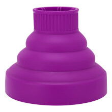 Hair Dryer Diffuser Silicone Attachment for Curly Hair, Foldable Travel Design, Universal Fit