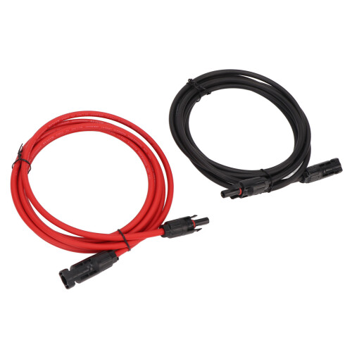 Solar Extension Cable 6mm² PPE Copper 2m for RV PV System