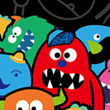Cute Cartoon Car Sunshade - Aluminum Foil, 130cm x 70cm