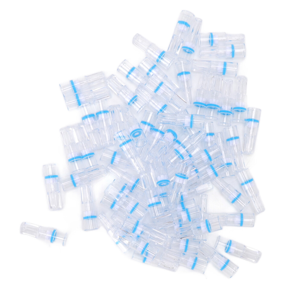 Disposable Cigarette Filters 100PCS, Plastic, 30x10mm, 3-Layer Filtration
