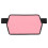 Pink PU Leather Hip Thrust Belt for Exercise 88 x 20.8cm 2