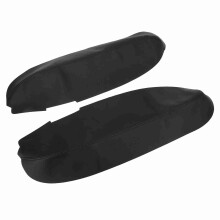 2pcs Black Artificial Leather Front Door Armrest Cover Fit Acura RL 2005‑2012