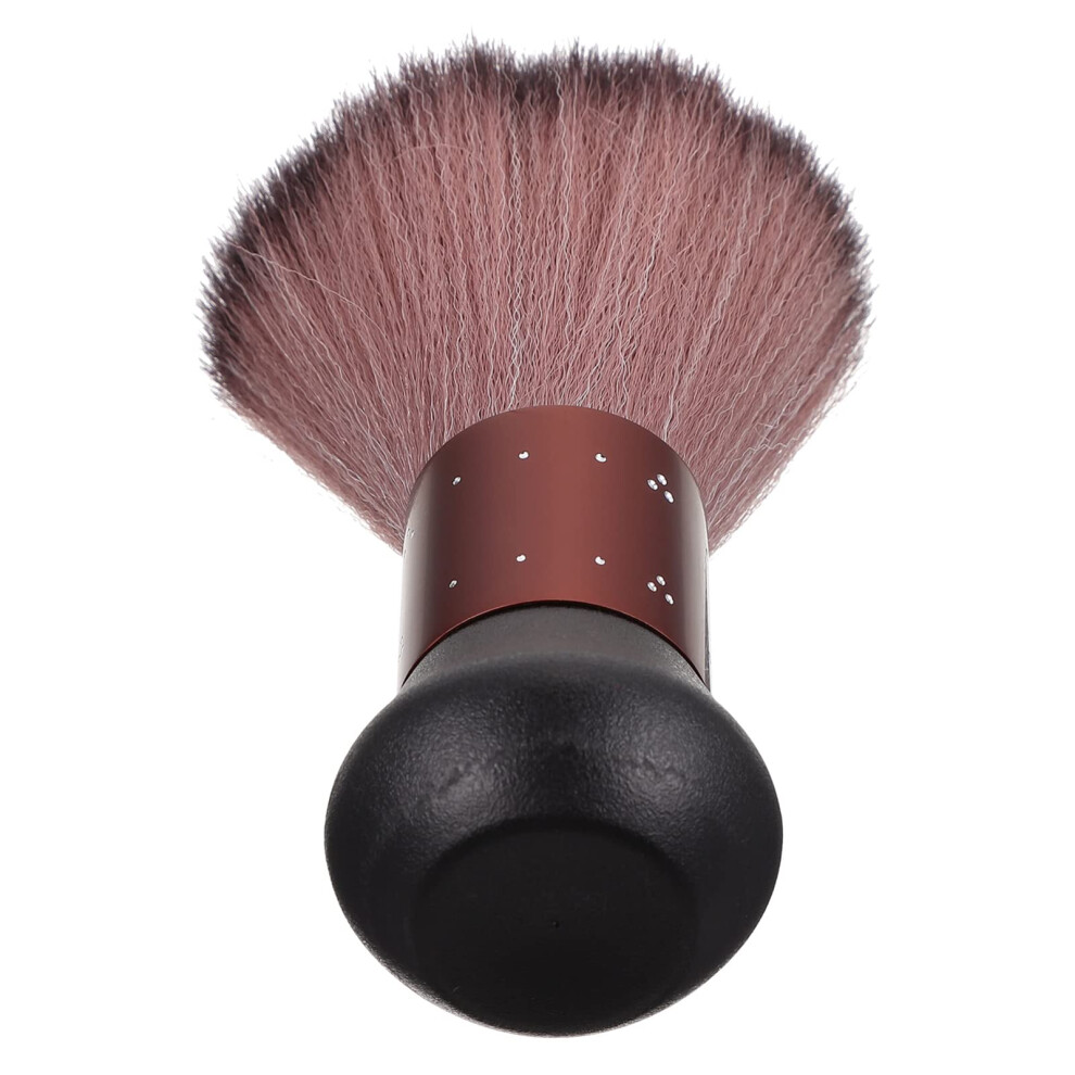 Barber Neck Brush with Soft Nylon Bristles for Quick Hair Removal, Lightweight Ergonomic Salon Cleaning Brush