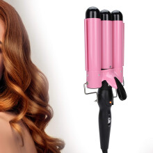 3 Barrel Curling Iron 32mm Ceramic Hair Waver with Adjustable Heat for Wet and Dry Styling