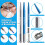 Microblading Pen with Needles Set, Lightweight Aluminum Permanent Makeup Pen, Secure Pinlock 3