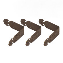 10 Sets Copper Corner Protectors, 5cm Edging Table Guards, Bronze Furniture Protectors
