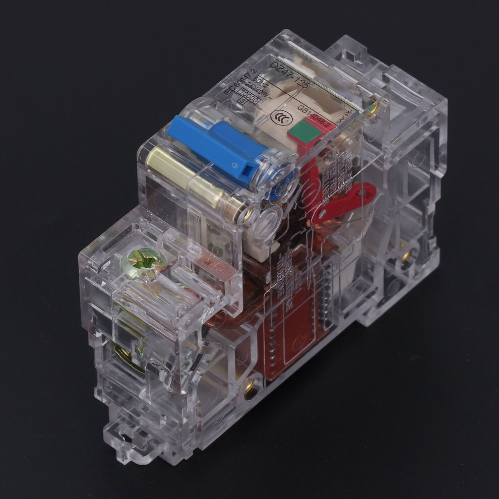 Transparent 1P Abs Circuit Breaker 230V/400V Sensitive Operation 7691390000829