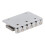 Electric Guitar Bridge 6 Strings 65mm Glossy Silver Hardtail Fixed Bridge 10