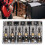Electric Guitar Bridge 6 Strings 65mm Glossy Silver Hardtail Fixed Bridge 15
