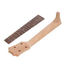 Ukulele Fretboard Replacement Rosewood Okoume Wood for 4 String 23in Instrument