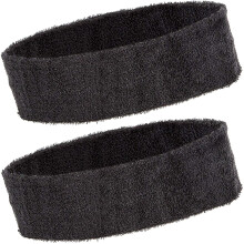 24 Pack Black Sweat Headbands for Men and Women, Sweat Absorbing Sports Headbands