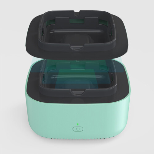 Negative Ion Ashtray ABS Desktop Air Purifying Ashtray 1